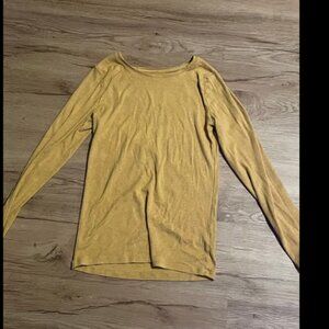 A New Day mustard long-sleeve shirt